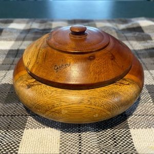 Solid Wood Treasure Bowl